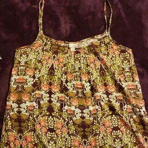 Floral tank top